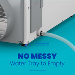 Aprilaire E100 Pro 100 Pint Whole House Dehumidifier - Spec View