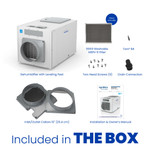 Aprilaire E130 Pro 130 Pint Whole House Dehumidifier - What's in the box