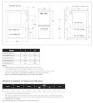 Goodman 60K BTU 1200 CFM 80% AFUE Gas Furnace, GM9S800603AU - Diagram View