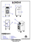 KwiKool 1.15 Ton Water-Cooled Portable Air Conditioner, 115V, KWIB1411-2 - Detail Drawing Image