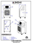 KwiKool 5 Ton Water-Cooled Portable Air Conditioner, 230V, KWIB6023-2 - Detail Drawings Image