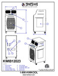KwiKool 10 Ton Water-Cooled Portable Air Conditioner, 230V, KWIB12023-2 - Detail Drawings Image