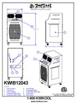 KwiKool 10 Ton Water-Cooled Portable Air Conditioner, 460V, KWIB12043-2 - Detail Drawings Image