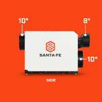 Santa Fe Ultra V125 Dehumidifier - Ducts
