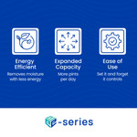 Aprilaire E070W Pro 70 Pint Whole House Wi-Fi Dehumidifier - Spec View