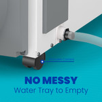 Aprilaire E100C Pro 100 Pint Whole House Dehumidifier with Casters - Spec View