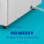 Aprilaire E130C Pro 130 Pint Whole House Dehumidifier with Casters - Spec View