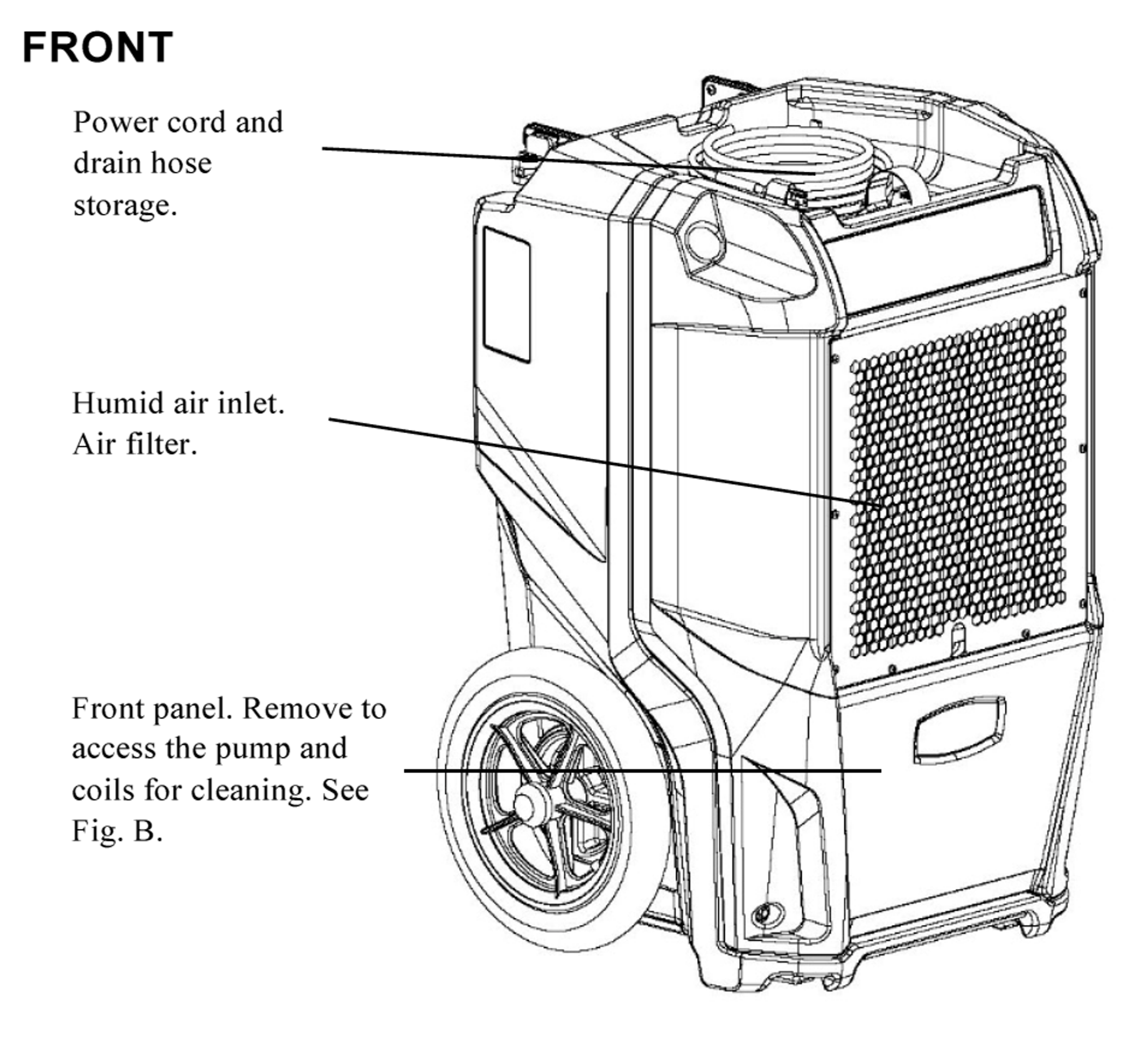 DriEaz LGR 6000Li Dehumidifier DriEaz F600 Restoration Dehumidifier