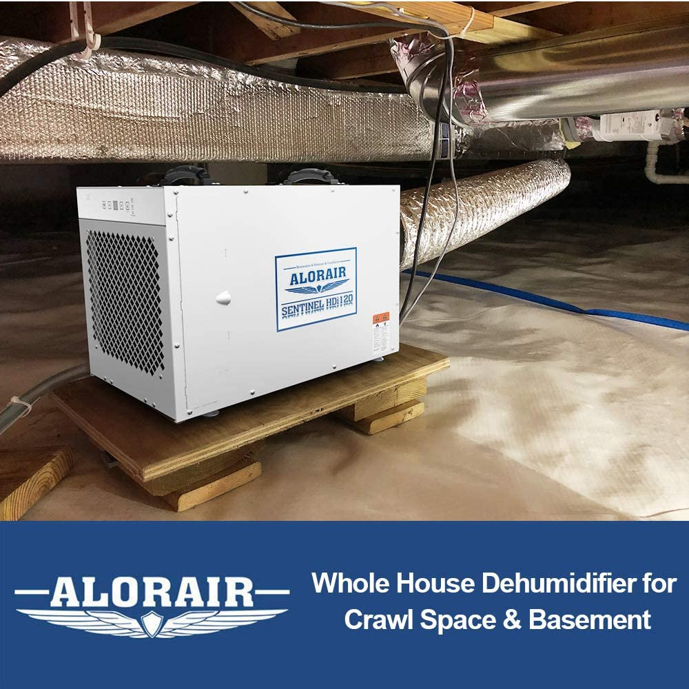 Alorair Sentinel HDi120 120 Pint Basement and Crawlspace Dehumidifier