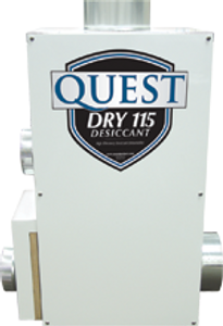 Quest Dry 115 desiccant dehumidifi