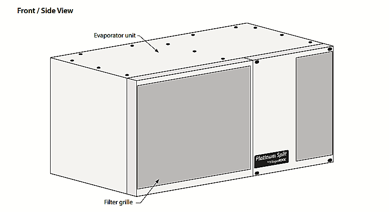 WhisperKOOL Platinum Mini-Split Wine Cellar Cooler