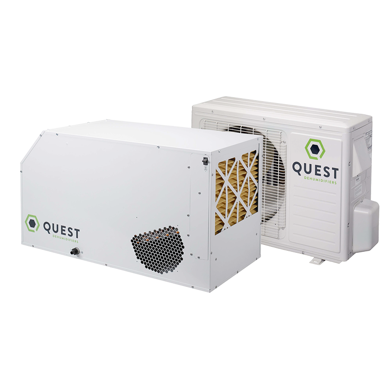 Quest 185 Cool Dehumidifier Ductless Split System Dehumidifier