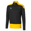 TEAMGOAL 1/4 ZIP BLACK/YELLOW