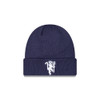 MANCHESTER UNITED SEASONAL CUFF BEANIE NAVY