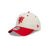 MANCHESTER UNITED CONTRAST VISOR 9FORTY CAP IVORY/RED