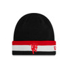 MANCHESTER UNITED FLAG CUFF BEANIE BLACK/RED