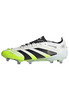 PREDATOR ELITE FG WHITE/BLACK/FLURO