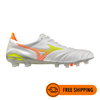 MORELIA NEO V ELITE FG WHITE/ORANGE/GREEN