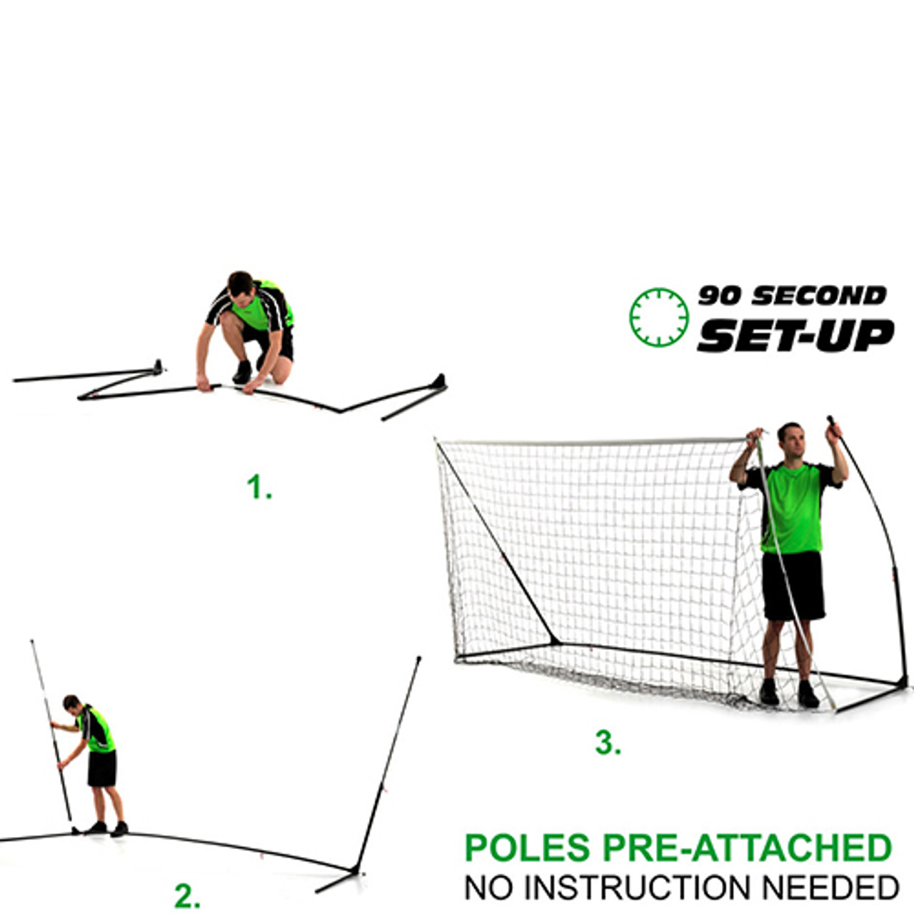QUICKPLAY KICKSTER 16 X 7ft ACADEMY - Onside Sports