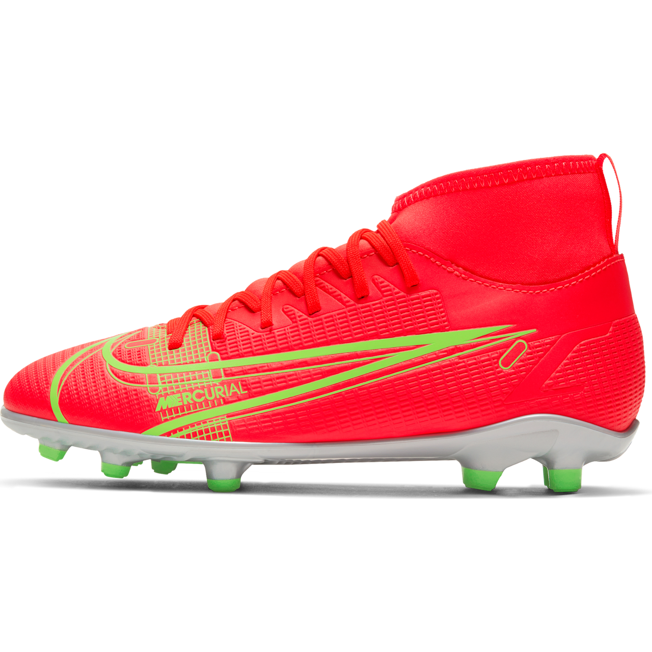 SUPERFLY 8 CLUB JNR FG/MG - CRIMSON 