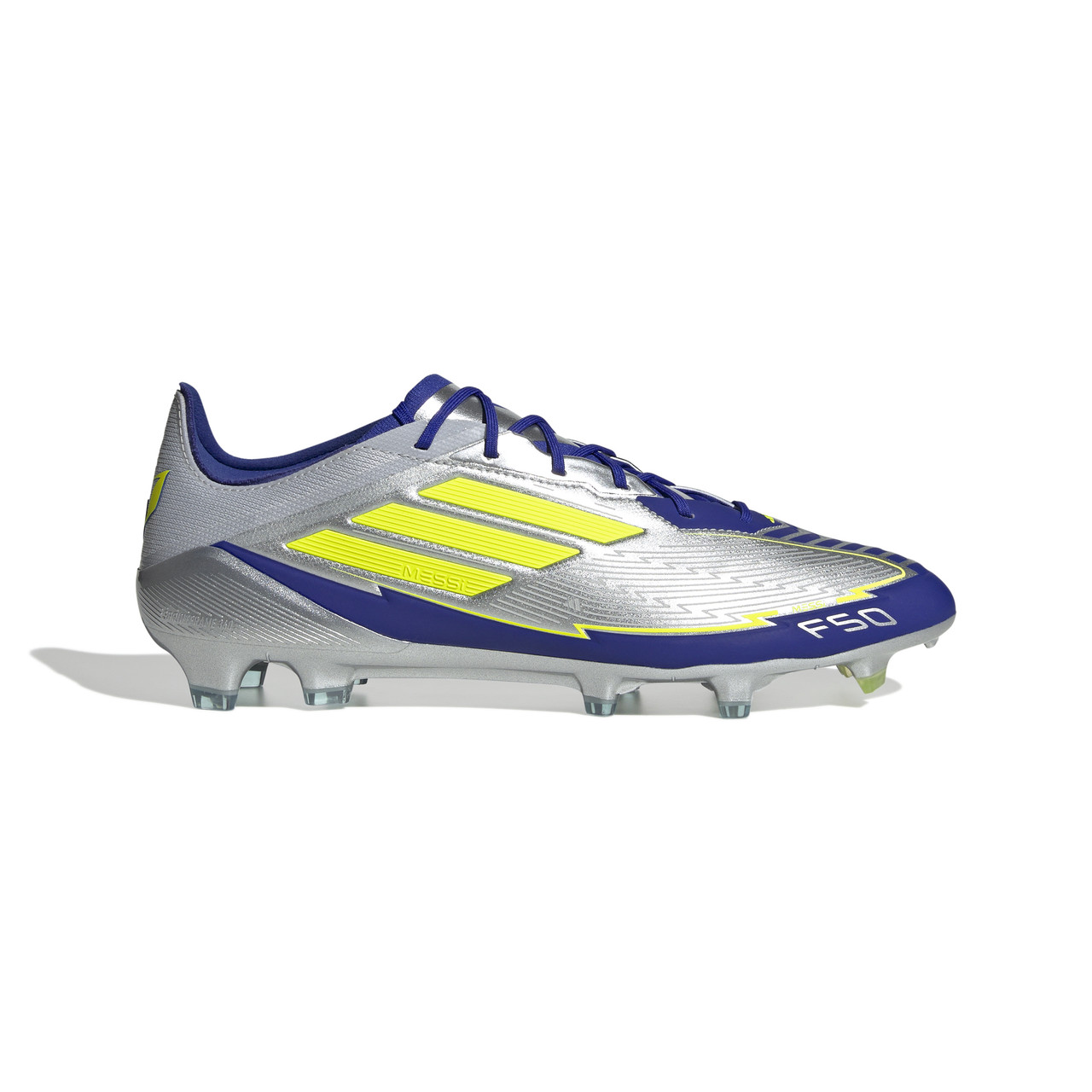 F50 ELITE FG MESSI SILVER/YELLOW/NAVY - Onside Sports