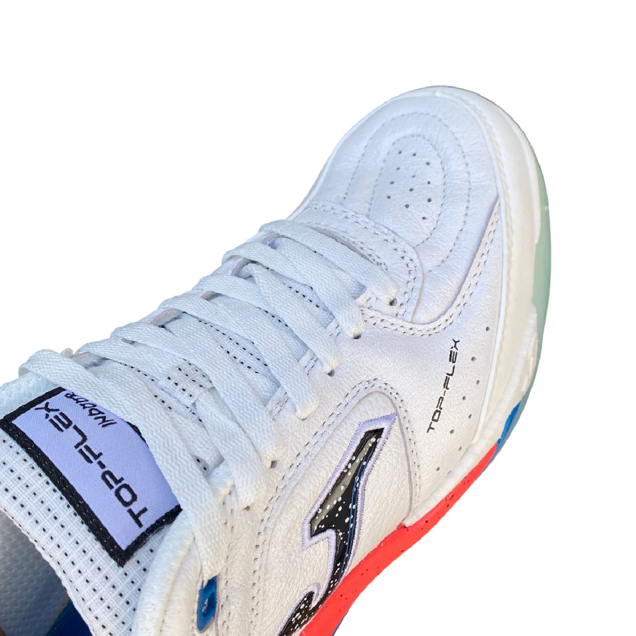 シューズ joma TOP FLEX REDOUND TOP FLEX PLUS MEN 2502 WHITE/BLUE/BRIGHT RED INDOOR - Onside Sports