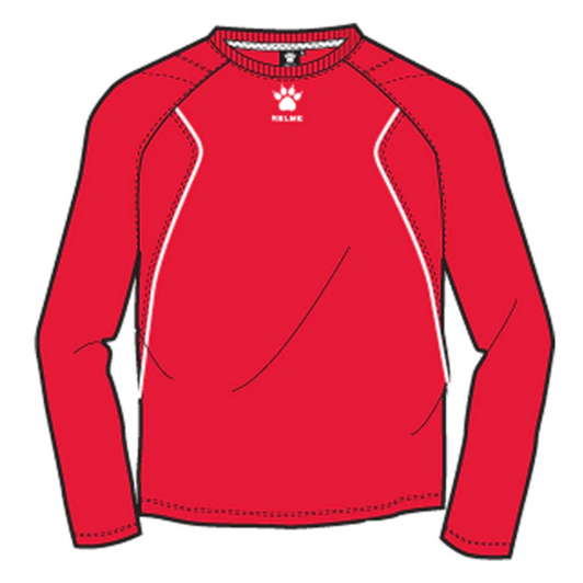 Aires Jersey L/S Red/White Aires Jersey L/S Red/White