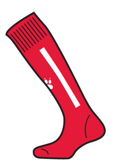 Cadiz Sock Red/White Cadiz Sock Red/White
