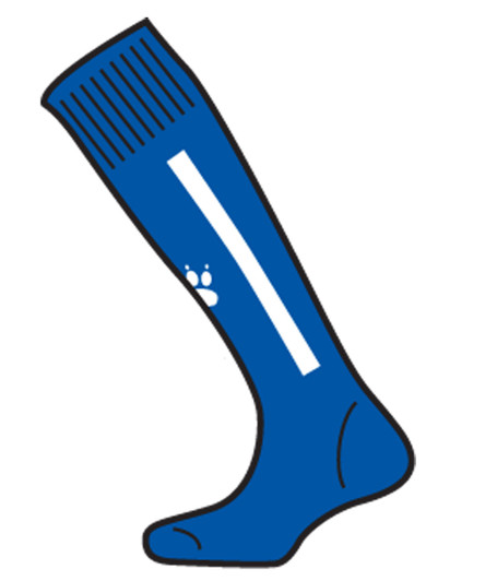 Cadiz Sock Royal/White Cadiz Sock Royal/White