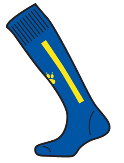 Cadiz Sock Royal/Yellow Cadiz Sock Royal/Yellow