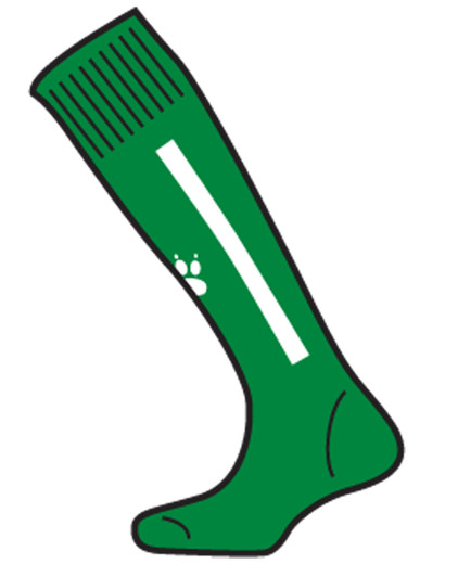 Cadiz Sock Emerald/White