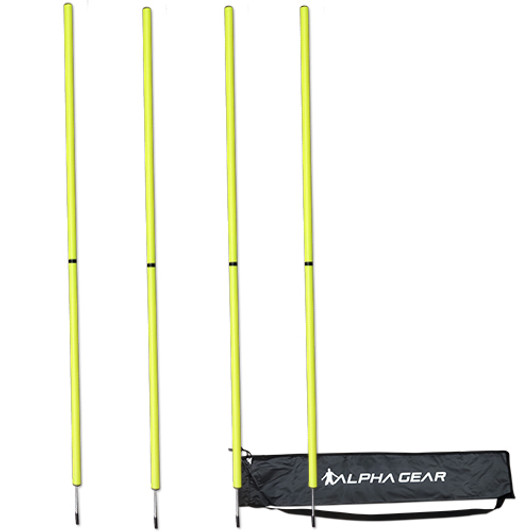 AGILITY SPEED POLE 4 PACK YELLOW/BLUE AGILITY SPEED POLE 4 PACK YELLOW/BLUE