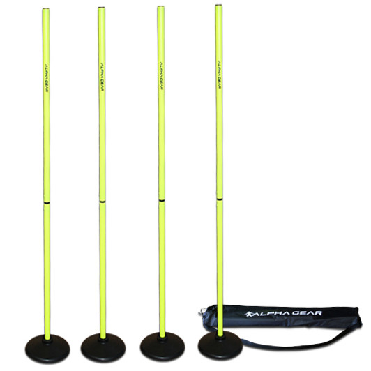 AGILITY TURF BASE SPEED POLES 4 PACK AGILITY TURF BASE SPEED POLES 4 PACK