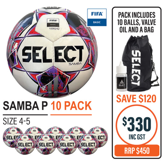 SAMBA WHT/PURPLE (TEN) BALL PACK SAMBA WHT/PURPLE (TEN) BALL PACK