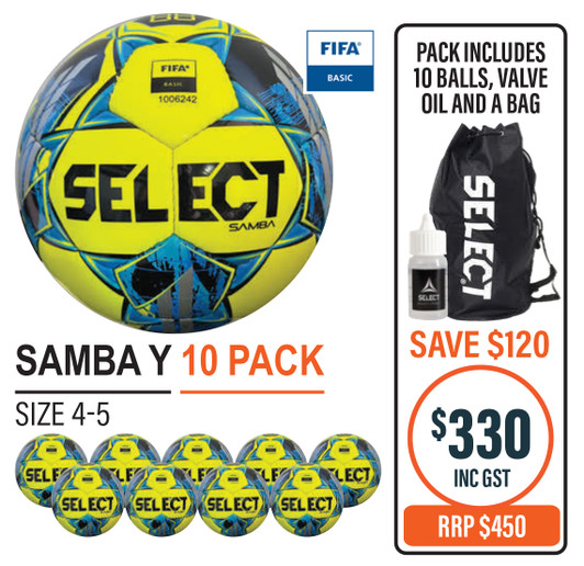 SAMBA YEL/NAVY (TEN) BALL PACK SAMBA YEL/NAVY (TEN) BALL PACK