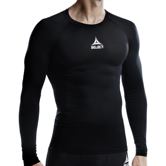 AUBIN GROVE BLACK L/S COMPRESSION