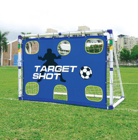 OUTDOOR PLAY SOCCER GOAL NEW STRUCTURE TARGET - 6FT (1.8M X 1.3M) OUTDOOR PLAY SOCCER GOAL NEW STRUCTURE TARGET - 6FT (1.8M X 1.3M)
