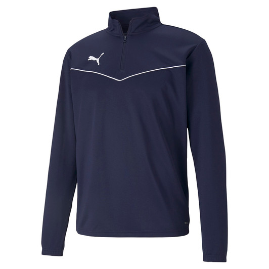One team＋ TEAMRISE 1/4 ZIP BLACK/WHITE - Onside Sports