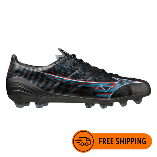 MIZUNO ALPHA ELITE FG BLACK / IGNITION RED MIZUNO ALPHA ELITE FG BLACK / IGNITION RED