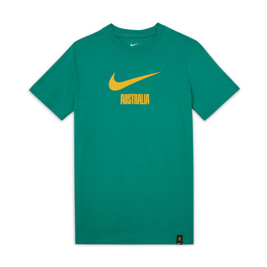 JR AUSTRALIA SWOOSH T-SHIRT GREEN JR AUSTRALIA SWOOSH T-SHIRT GREEN