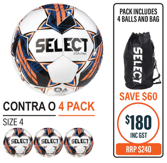 CONTRA (FOUR) BALL PACK - SIZE 4 ONLY CONTRA (FOUR) BALL PACK - SIZE 4 ONLY