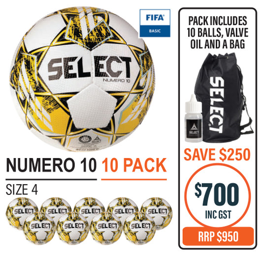 NUMERO 10 (TEN) BALL PACK - SIZE 4 ONLY NUMERO 10 (TEN) BALL PACK - SIZE 4 ONLY