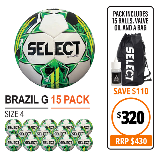 BRAZIL G 15 PACK - SIZE 4 BRAZIL G 15 PACK - SIZE 4