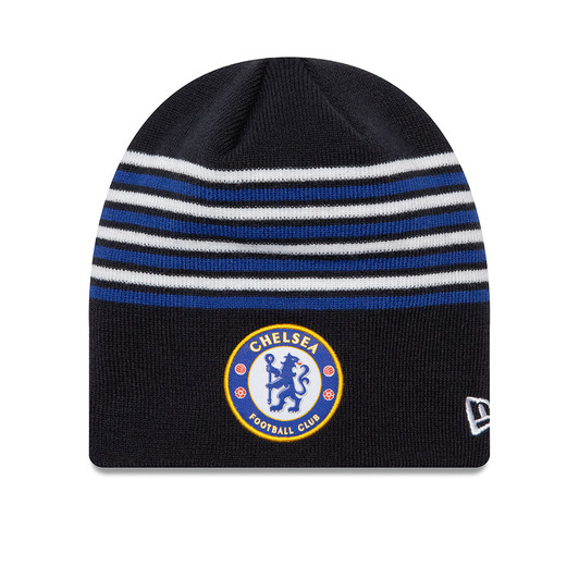 CHELSEA STRIPE SKULL BEANIE ROYAL