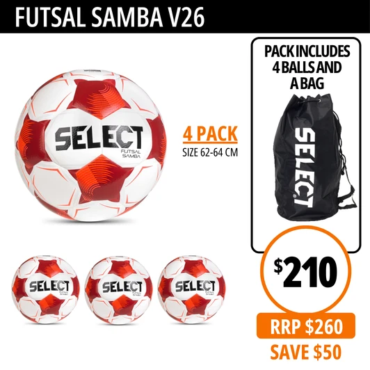 FUTSAL SAMBA 4-PACK