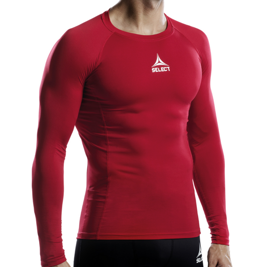 COMPRESSION JERSEY L/S RED