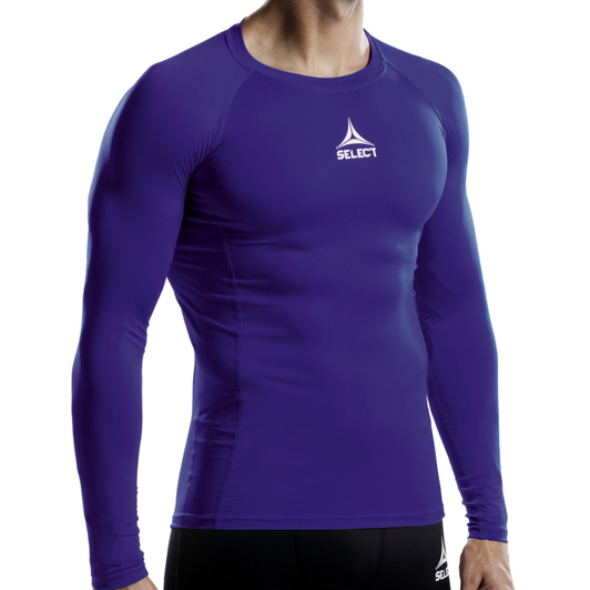 COMPRESSION JERSEY L/S PURPLE