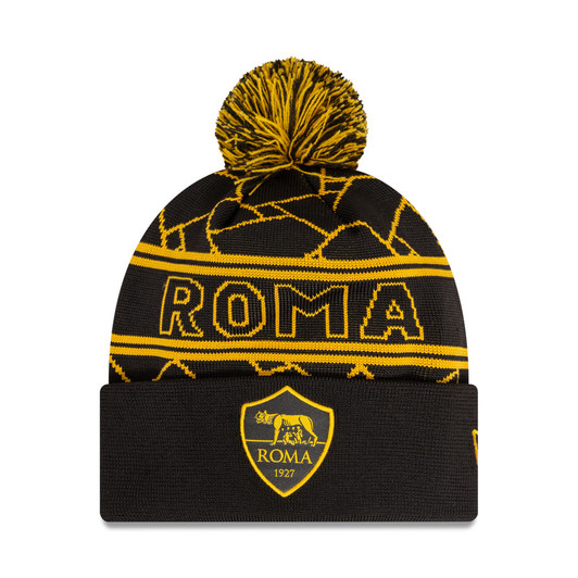 AS ROMA SPORT BEANIE BLACK/GOLD