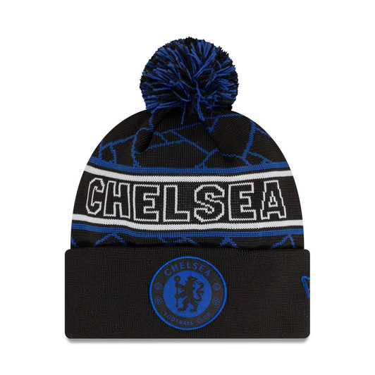 CHELSEA SPORT BEANIE BLACK/BLUE CHELSEA SPORT BEANIE BLACK/BLUE