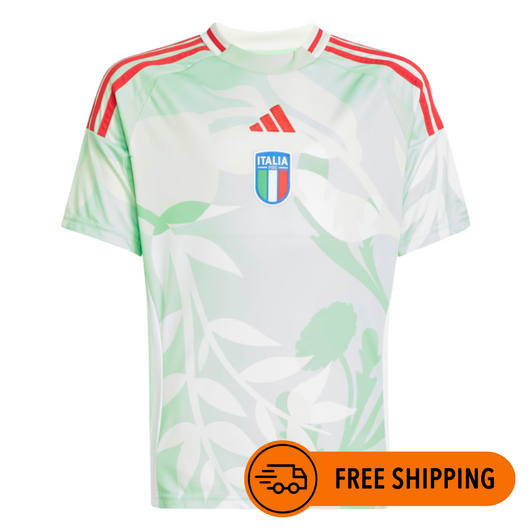 ITALY FIGC (WOMEN'S TEAM) AWAY WEURO 25 YOUTH JERSEY ITALY FIGC (WOMEN'S TEAM) AWAY WEURO 25 YOUTH JERSEY
